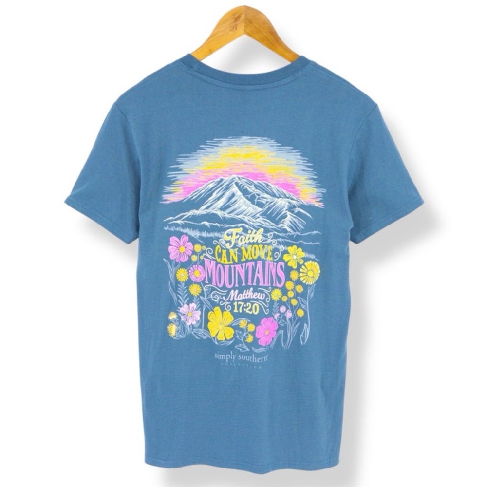 NWT Blue Simply Southern Graphic T-Shirt XL